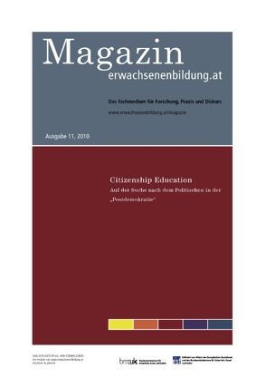 Citizenship Education. Auf der Suche nach dem Politischen in der Postdemokratie von Kloyber,  Christian, Vater,  Stefan