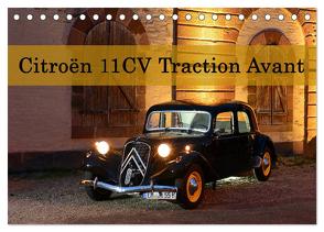 Citroën 11CV Traction Avant (Tischkalender 2024 DIN A5 quer), CALVENDO Monatskalender von Laue,  Ingo