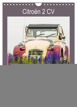 Citroën 2 CV – Flower Power (Wandkalender 2024 DIN A4 hoch), CALVENDO Monatskalender von Bölts,  Meike
