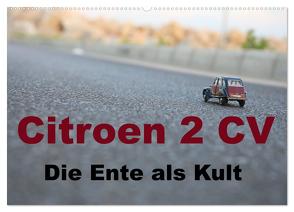 Citroen 2 CV Kult um die Ente (Wandkalender 2024 DIN A2 quer), CALVENDO Monatskalender von by insideportugal,  (c)2022