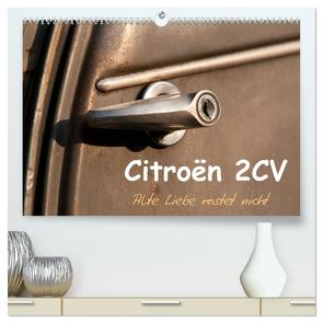 Citroën 2CV Alte Liebe rostet nicht (hochwertiger Premium Wandkalender 2024 DIN A2 quer), Kunstdruck in Hochglanz von Bölts,  Meike