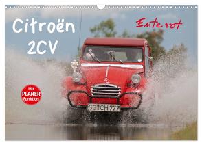 Citroën 2CV – Ente rot (Wandkalender 2024 DIN A3 quer), CALVENDO Monatskalender von Bölts,  Meike