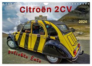 Citroën 2CV – geliebte Ente (Wandkalender 2024 DIN A4 quer), CALVENDO Monatskalender von Roder,  Peter