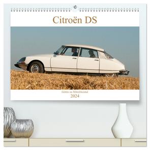 Citroën DS Göttin im Mittelrheintal (hochwertiger Premium Wandkalender 2024 DIN A2 quer), Kunstdruck in Hochglanz von Bölts,  Meike