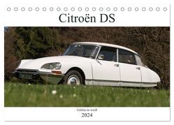 Citroën DS – Göttin in weiß (Tischkalender 2024 DIN A5 quer), CALVENDO Monatskalender von Bölts,  Meike