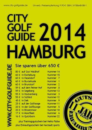 City Golf Guide Hamburg 2014 von Puscher,  Frank