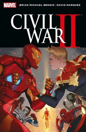 Civil War II von Acuna,  Daniel, Bachs,  Ramon, Bagly,  Mark, Bendis,  Brian Michael, Cheung,  Jim, Coipel,  Oliver, Davis,  Alan, Guggenheim,  Marc, Izaakse,  Sean, Kubert,  Adam, Marquez,  David, Odenthal,  Horus W., Pak,  Greg, Petz,  Jürgen, Ribic,  Esad, Rudy,  Marco, Sorrentino,  Andrea, Strittmatter,  Michael, Yu,  Leinil Francis