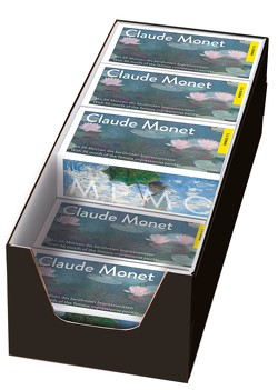 Claude Monet. Memo 10 Spiele im Verkaufsdisplay