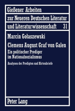 Clemens August Graf von Galen von Golaszewski,  Marcin