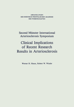 Clinical Implications of Recent Research Results in Arteriosclerosis von Hauss,  Robert W:, Wissler,  Robert W.