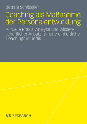 Coaching als Maßnahme der Personalentwicklung von Schiessler,  Bettina