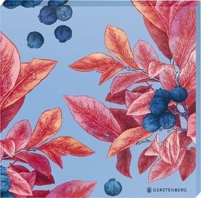 Cocktail Garten Untersetzer – Motiv Blaubeeren (2er Set) von Picker,  Adriana