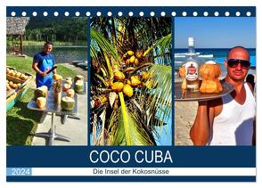 COCO CUBA – Die Insel der Kokosnüsse (Tischkalender 2024 DIN A5 quer), CALVENDO Monatskalender von von Loewis of Menar,  Henning