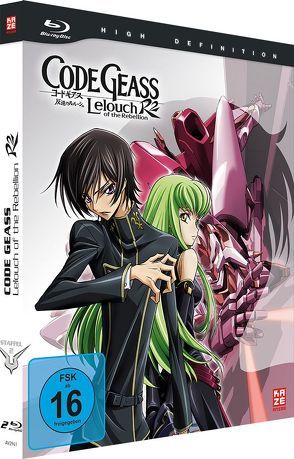 Code Geass: Lelouch of the Rebellion R2 – Staffel 2 – Mediabook Gesamtausgabe (2 Blu-rays) von Taniguchi,  Goro