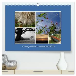 Collagen aus Eifel und Umland 2024 (hochwertiger Premium Wandkalender 2024 DIN A2 quer), Kunstdruck in Hochglanz von Weber,  Lydia