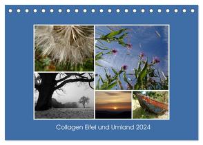 Collagen aus Eifel und Umland 2024 (Tischkalender 2024 DIN A5 quer), CALVENDO Monatskalender von Weber,  Lydia