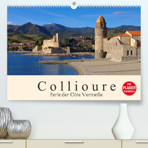 Collioure – Perle der Cote Vermeille (Premium, hochwertiger DIN A2 Wandkalender 2022, Kunstdruck in Hochglanz) von LianeM