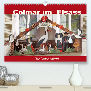 Colmar im Elsass – Straßenansicht (Premium, hochwertiger DIN A2 Wandkalender 2022, Kunstdruck in Hochglanz) von Flori0