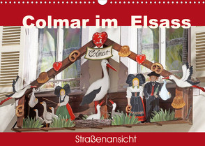 Colmar im Elsass – Straßenansicht (Wandkalender 2022 DIN A3 quer) von Flori0