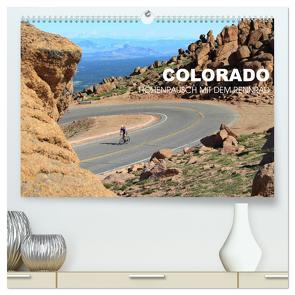 Colorado – Höhenrausch mit dem Rennrad (hochwertiger Premium Wandkalender 2024 DIN A2 quer), Kunstdruck in Hochglanz von Rotter,  Matthias