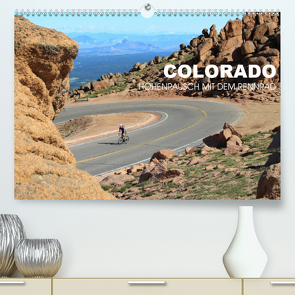 Colorado – Höhenrausch mit dem Rennrad (Premium, hochwertiger DIN A2 Wandkalender 2021, Kunstdruck in Hochglanz) von Rotter,  Matthias