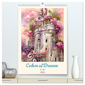 Colors of Dreams – AI-ART (hochwertiger Premium Wandkalender 2024 DIN A2 hoch), Kunstdruck in Hochglanz von Illgen,  Cathrin