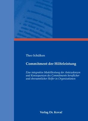 Commitment der Hilfeleistung von Schülken,  Theo