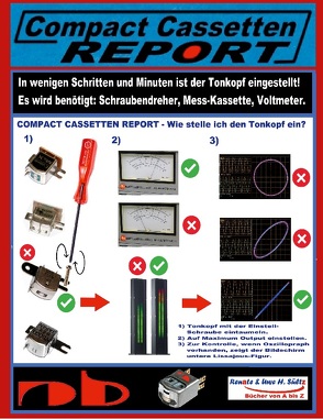 COMPACT CASSETTEN REPORT – Azimut – Wie stelle ich den Tonkopf ein? von Sültz,  Renate, Sültz,  Uwe H.