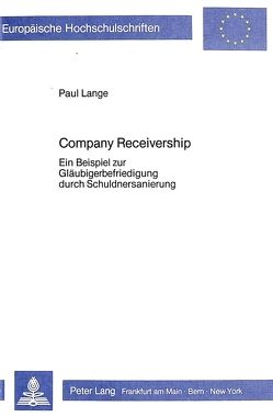 Company Receivership von Lange,  Paul