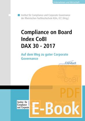 Compliance on Board Index CoBI DAX 30 – 2017 (E-Book) von Siepelt,  Stefan, Vieweg,  Stefan