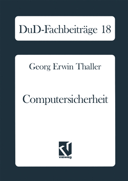 Computersicherheit von Thaller,  Georg Erwin