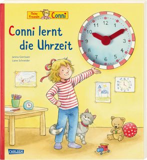 Conni-Bilderbücher: Conni lernt die Uhrzeit von Görrissen,  Janina, Rueda,  Marc, Schneider,  Liane