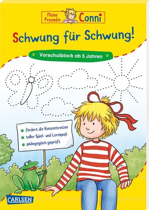 Conni Gelbe Reihe (Beschäftigungsbuch): Schwung für Schwung. Vorübungen zum Schreiben von Sörensen,  Hanna, Velte,  Ulrich