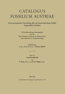Conodontophorida von Flajs,  G., Flügel,  H.W.