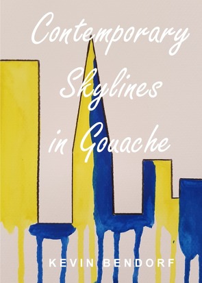 Contemporary Skylines in Gouache von Bendorf,  Kevin