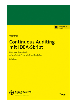 Continuous Auditing mit IDEA-Skript von Odenthal,  Roger