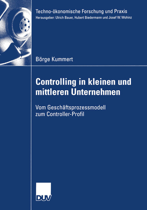 Controlling in kleinen und mittleren Unternehmen von Kummert,  Börge