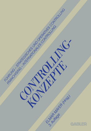 Controlling-Konzepte von Creusen,  Utho, Mayer,  Elmar