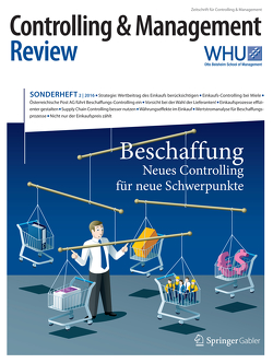 Controlling & Management Review Sonderheft 2-2016 von Schäffer,  Utz, Weber,  Juergen