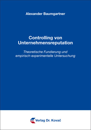 Controlling von Unternehmensreputation von Baumgartner,  Alexander