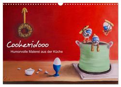 Cookeridooo – Humorvolle Malerei aus der Küche (Wandkalender 2024 DIN A3 quer), CALVENDO Monatskalender von Ludwig,  Eva