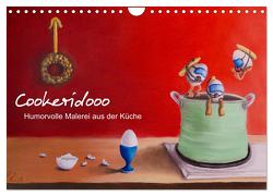 Cookeridooo – Humorvolle Malerei aus der Küche (Wandkalender 2024 DIN A4 quer), CALVENDO Monatskalender von Ludwig,  Eva