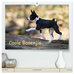 Coole Basenjis (hochwertiger Premium Wandkalender 2024 DIN A2 quer), Kunstdruck in Hochglanz von Joswig,  Angelika