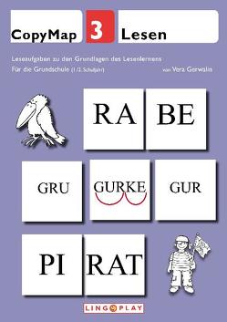 CopyMap 3: Leseaufgaben zu den Grundlagen des Lesenlernens von Gerwalin,  Vera, Lingoplay GmbH & Co. KG