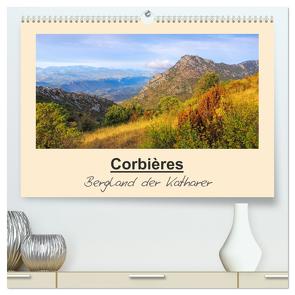 Corbieres – Bergland der Katharer (hochwertiger Premium Wandkalender 2024 DIN A2 quer), Kunstdruck in Hochglanz von LianeM,  LianeM