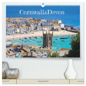 Cornwall & Devon 2024 (hochwertiger Premium Wandkalender 2024 DIN A2 quer), Kunstdruck in Hochglanz von Kabelitz,  Ralf