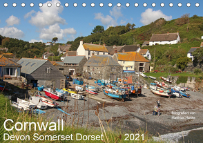 Cornwall – Devon Somerset Dorset (Tischkalender 2021 DIN A5 quer) von www.MatthiasHanke.de