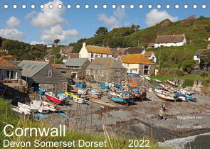 Cornwall – Devon Somerset Dorset (Tischkalender 2022 DIN A5 quer) von www.MatthiasHanke.de