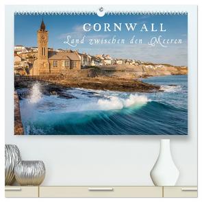 Cornwall – Land zwischen den Meeren (hochwertiger Premium Wandkalender 2024 DIN A2 quer), Kunstdruck in Hochglanz von Mueringer,  Christian