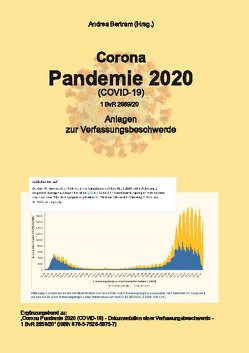 Corona Pandemie 2020 (Covid 19) – Ergänzungsband von Bertram,  Andrea